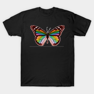 rainbow butterfly T-Shirt